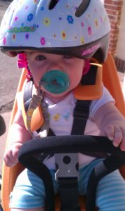 Baby on bike