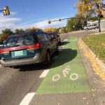 bike lane green paint