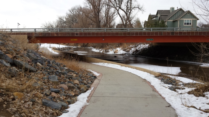 Repaired undepass Hover St. and Lefthand Creek
