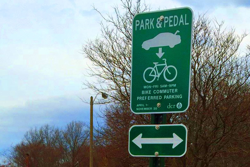 Park-and-Pedal-Sign