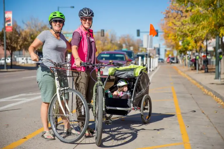 Adult and youth bicyclists