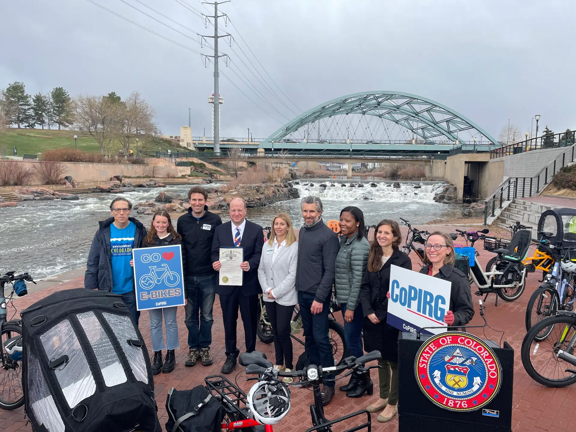 Group of legislators and advocates
