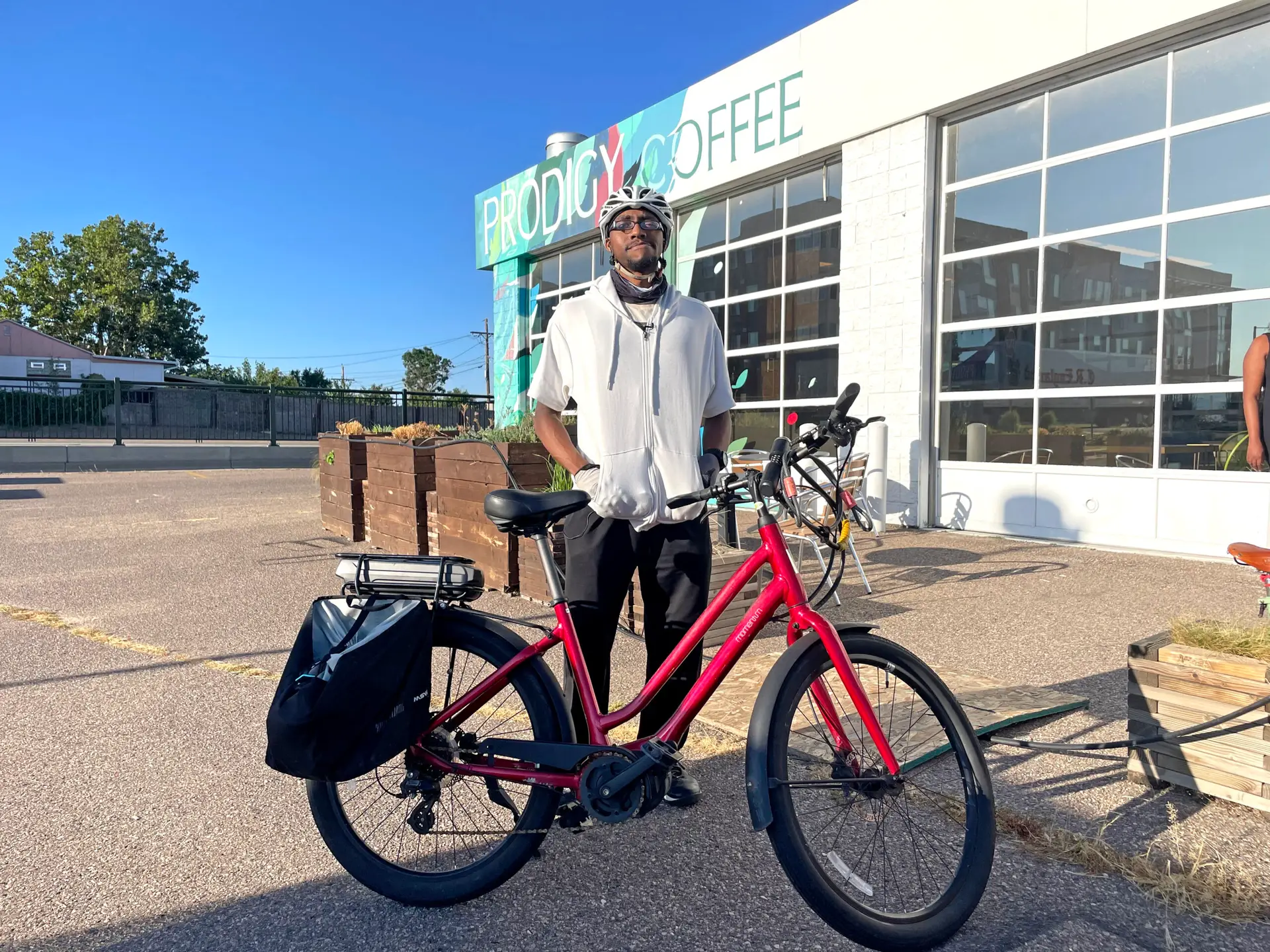E-bike rider