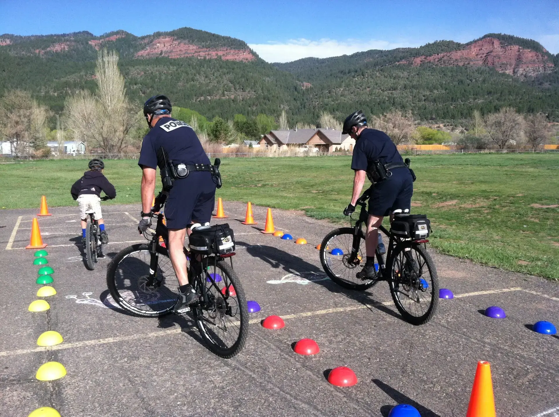 Police teach bike rodeo