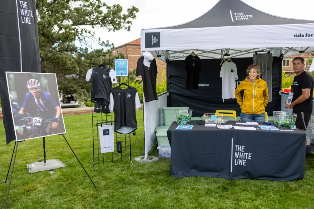 The White Line tent at an event