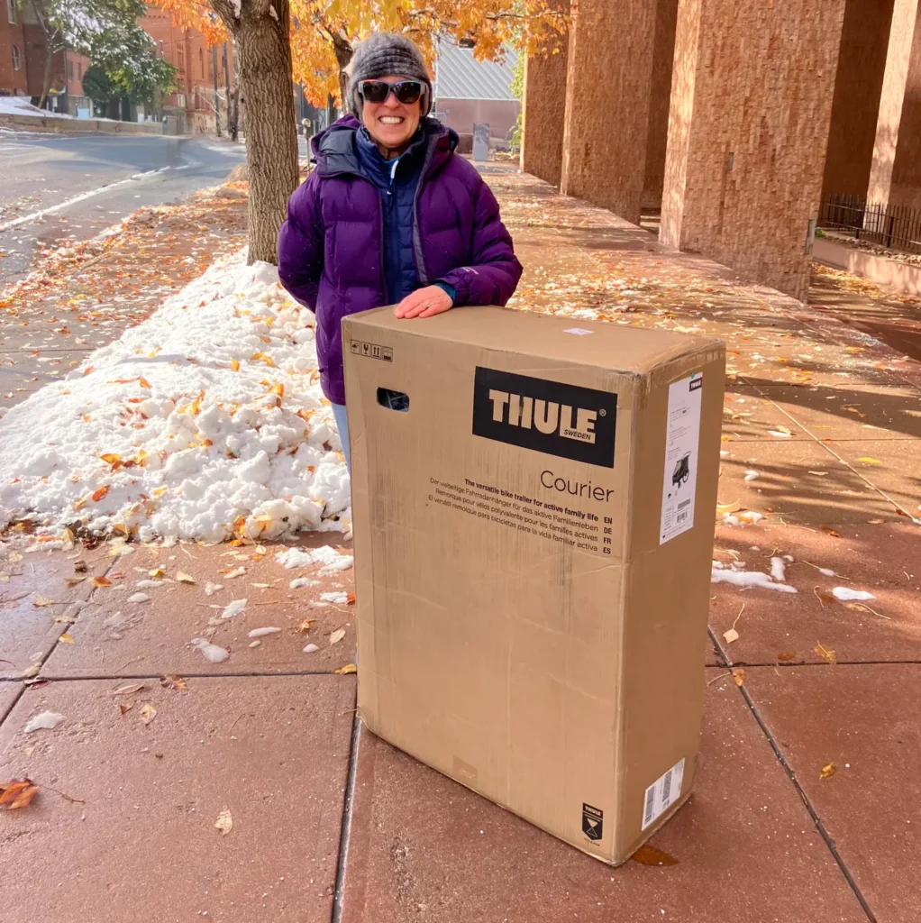 Raffle bike rack winner