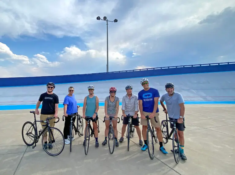 Bicycle Colorado staff at Velodrome
