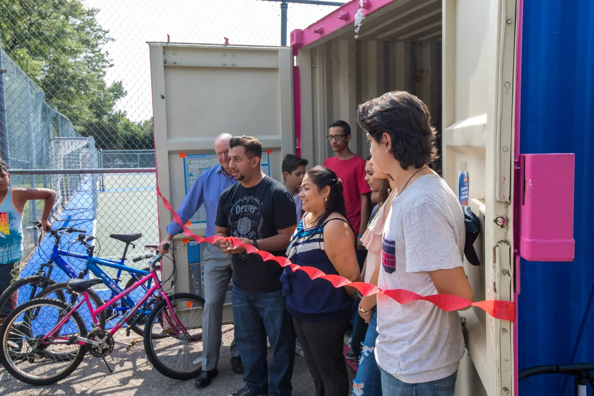 Group celebrates a new bike library