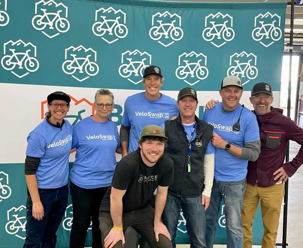 Bicycle Colorado team at VeloSwap