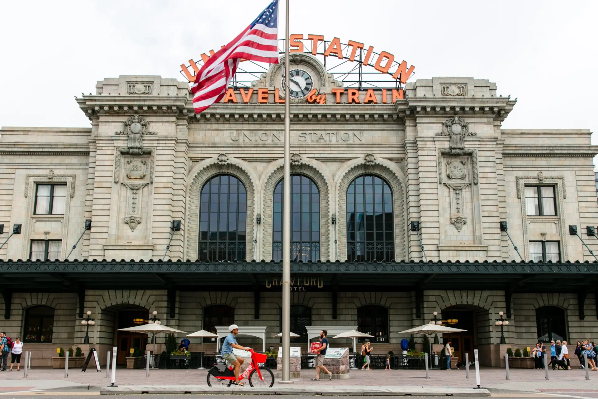 Outside Union Station