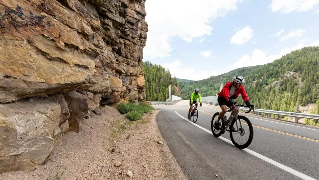 Bicyclists ride Copper Triangle event