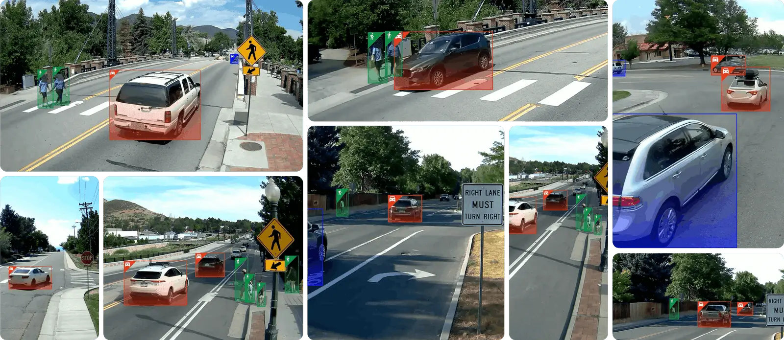 Obvio camera screen captures from Driver Behavior Study
