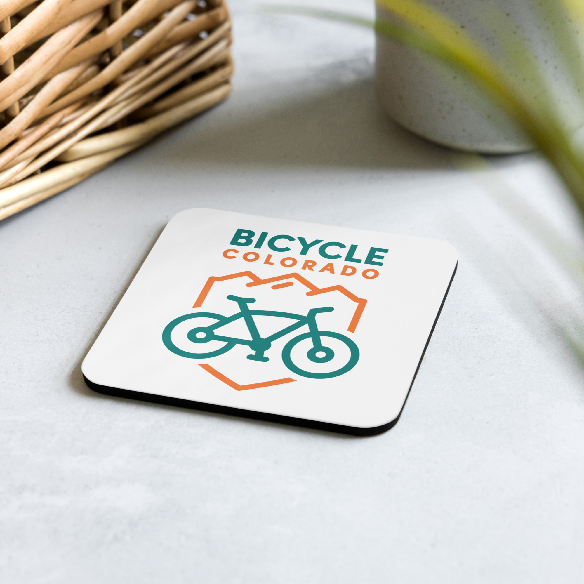 BC Logo Cork-Back Coaster - Image 3