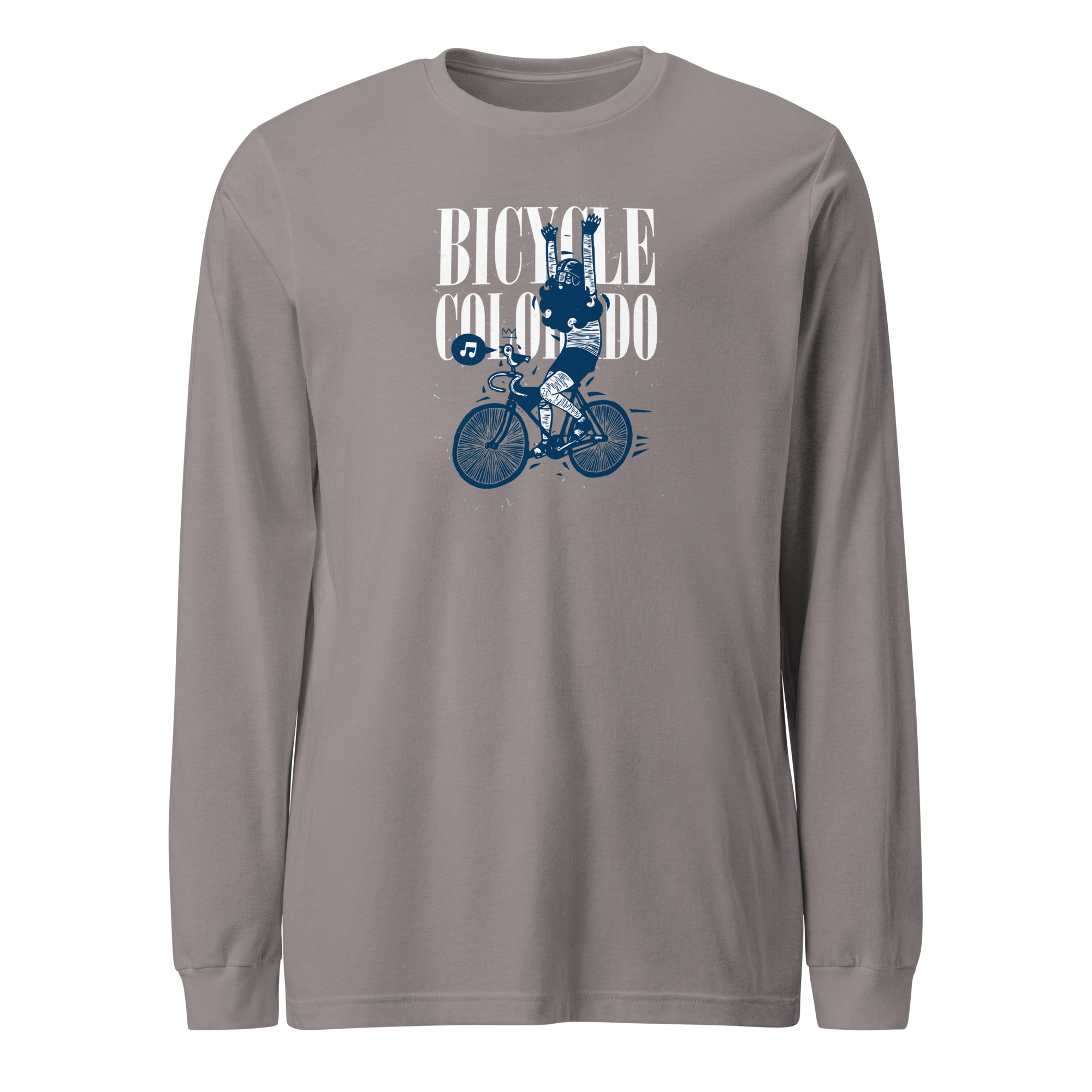John Fellows - Bicycle Colorado Unisex Long Sleeve Tee - Image 3
