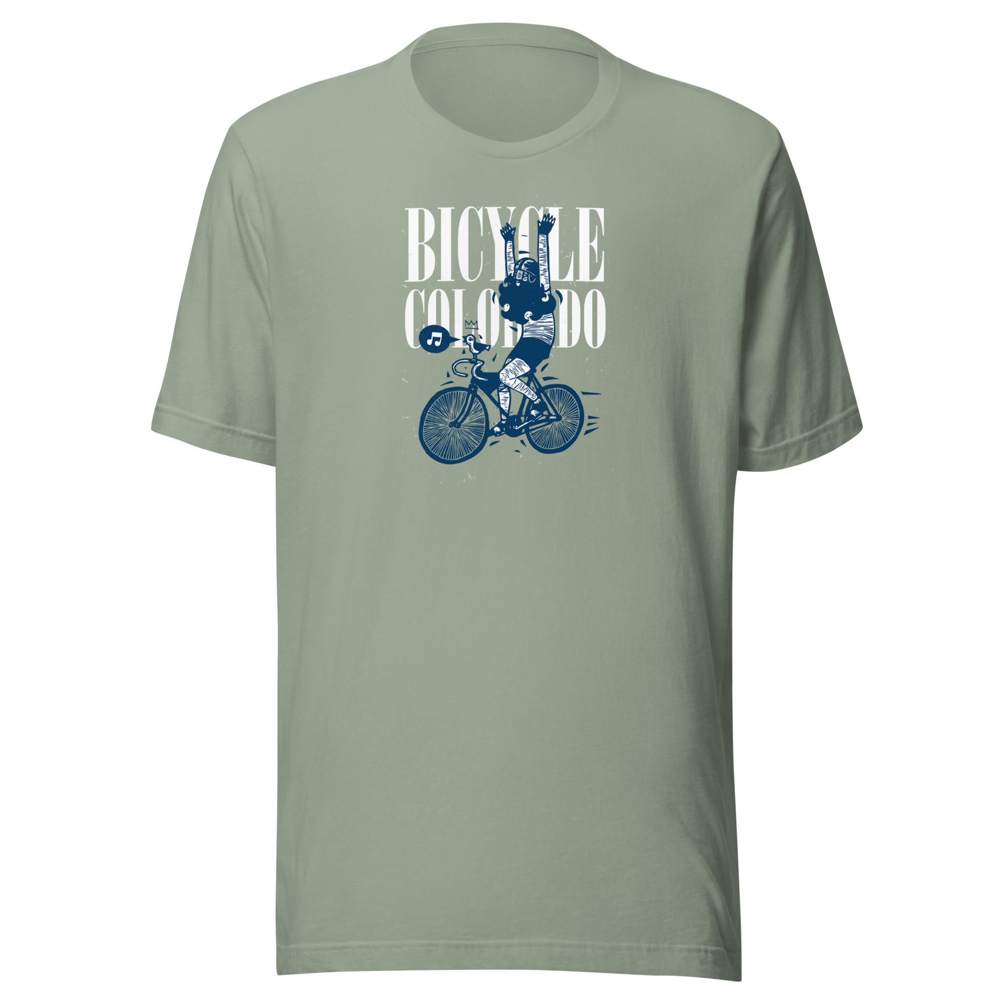 John Fellows - Bicycle Colorado Unisex T-Shirt - Image 4