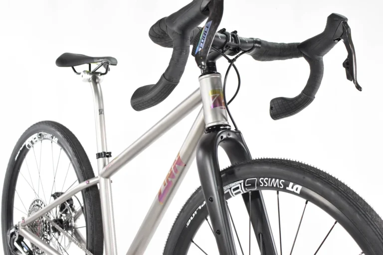 Close-up of Zinn gravel bike