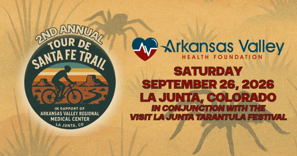 Annual Tour de Santa Fe Trail bike ride graphic