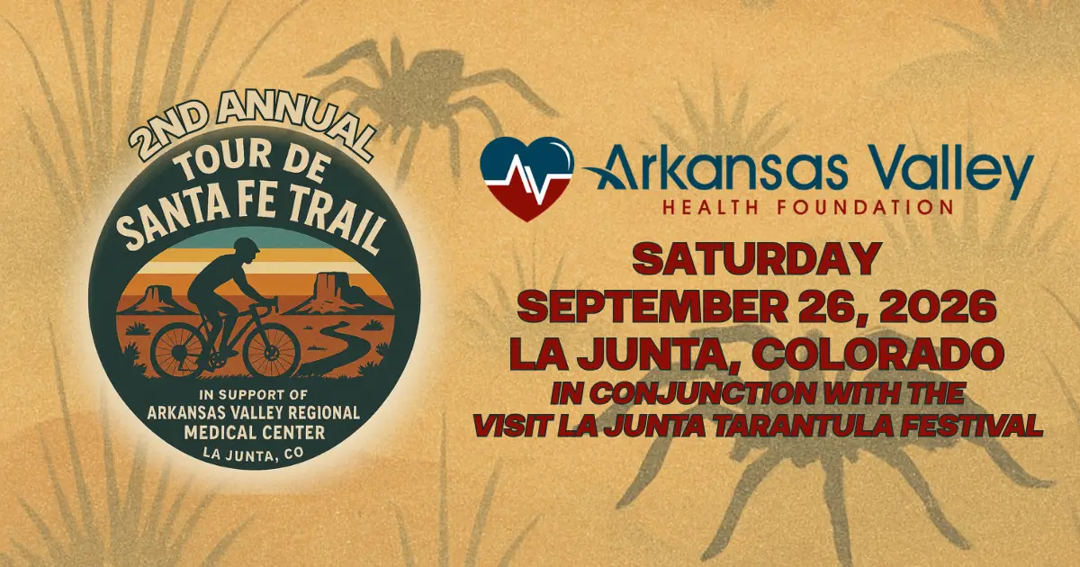 Annual Tour de Santa Fe Trail bike ride graphic